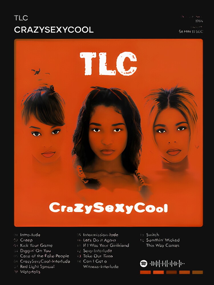 TLC - Crazysexycool Tracklist Album Shirt