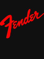 The Red Logo For Fender Women Shirt