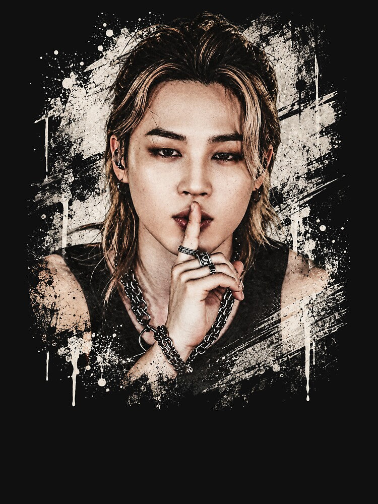 BTS Jimin Silence Vintage Grunge Graphic Shirt
