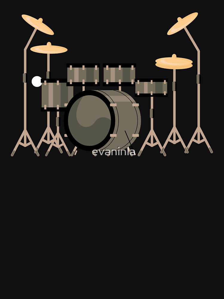Rockin Drums Heavy Metal Rocks My World Shirt