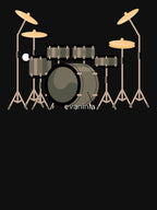 Rockin Drums Heavy Metal Rocks My World Shirt