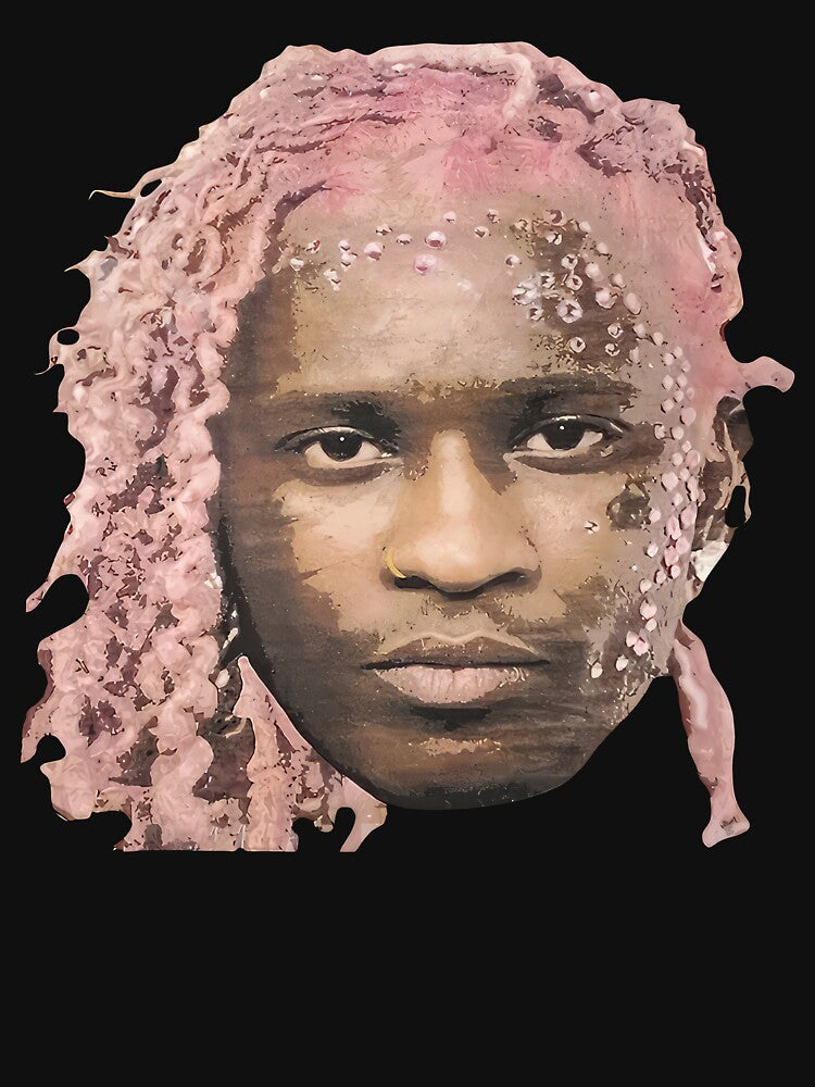 Vintage Young Thug Pink Hair Shirt