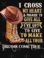 Vintage Be Kind Cowgirl Boots Hat Heart The Secret Life Best Women Men Shirt