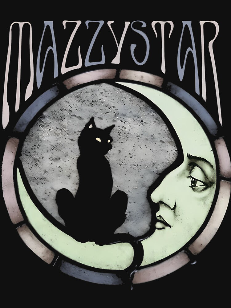 Mazzy Star Moon And Cat Shirt