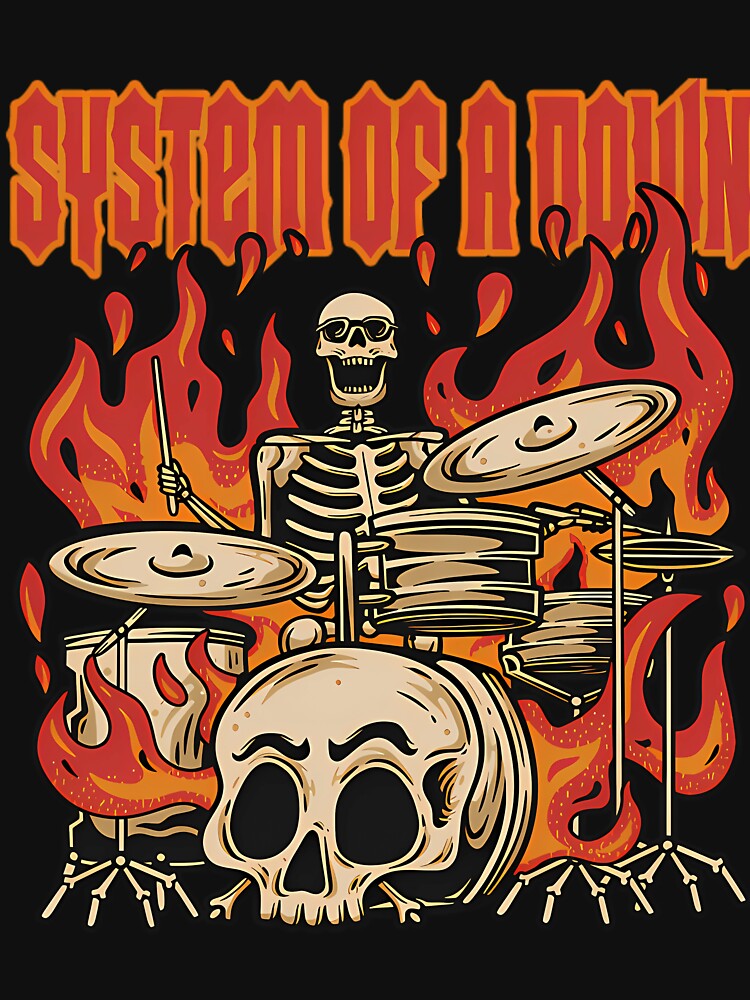 Rock Concert Music Band SoaD Vintage Metal Shirt