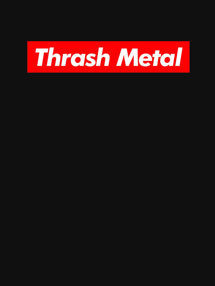 Thrash Metal Music Fashion Trending Music Genre Zipped Shirt