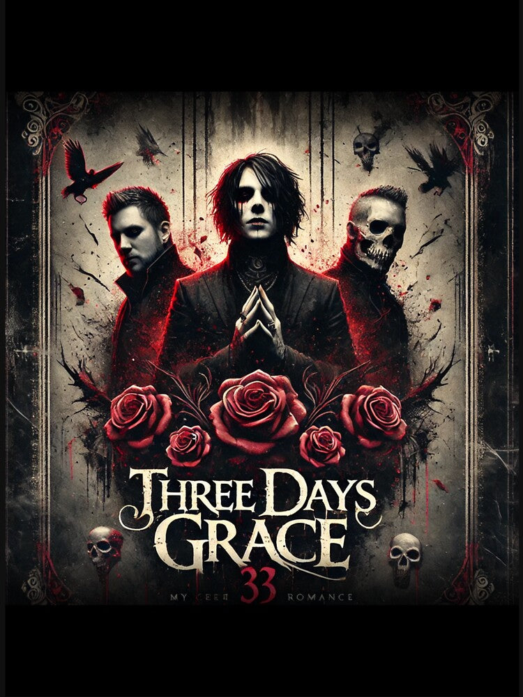 Three Days Grace Gothic Design Shirt