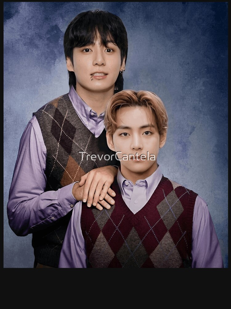 Jungkook V Kim Taehyung Kpop Step Bros Shirt