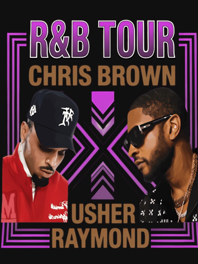 Chris Brown Usher R&B Tour 2026 Design Shirt