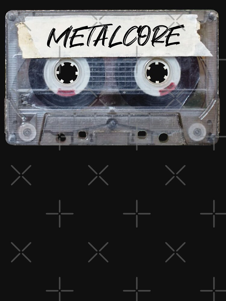 Recorded Music Genre Cassette Old School Metalcore Shirt