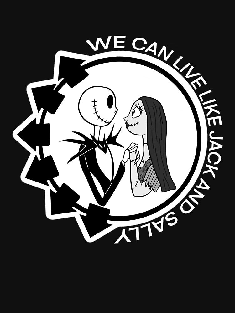 We Can Live Like Jack And Sally Blink Lyrics Shirt