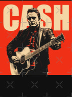 Johnny Cash Revival Vintage Hatch Show Print Tribute Shirt
