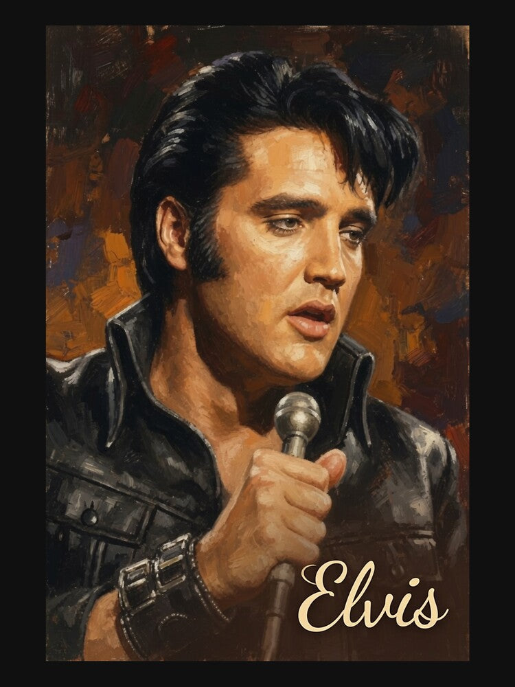 Elvis Presley '68 Comeback Vintage Portrait Art Shirt