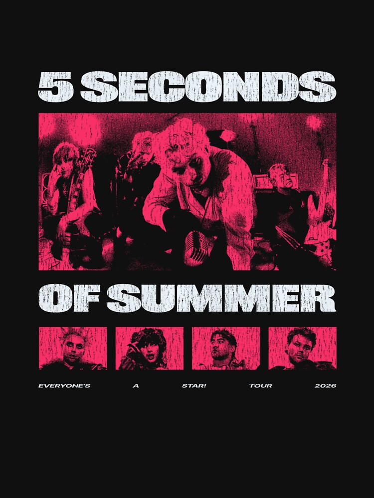 5SOS Lightning Bolt Graphic Design Shirt