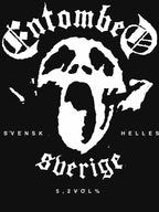 Swedish Extreme Music Band Typography And Scream Face Shirt