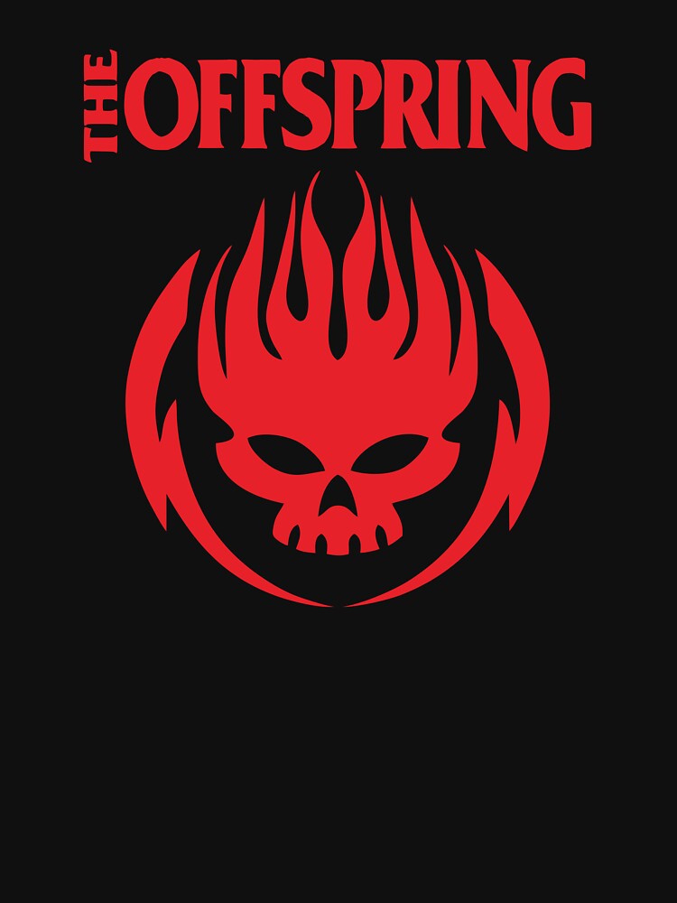 Flaming Skull On Circle Shirt