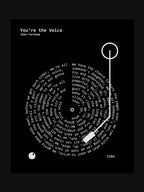 You Re The Voice John Farnham - Lyrics Shirt