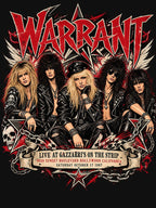 Warrant Band Live 1987 Vintage 80s Glam Hair Metal Rock Art Shirt
