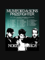 Mumford & Sons Prizefighter North America Tour 2026 Shirt