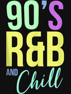 Vintage Retro I Love 90'S R&B & Chill R&B Hip Hop Music Shirt