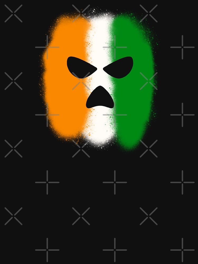 Spray Paint Stencil Balaclava Shirt
