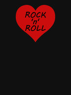 Rock 'n' Roll Lover's Retro Heart Shirt