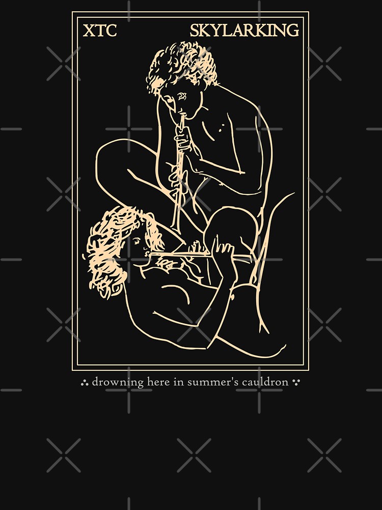 XTC - Drowning In Summer's Cauldron Peach Shirt