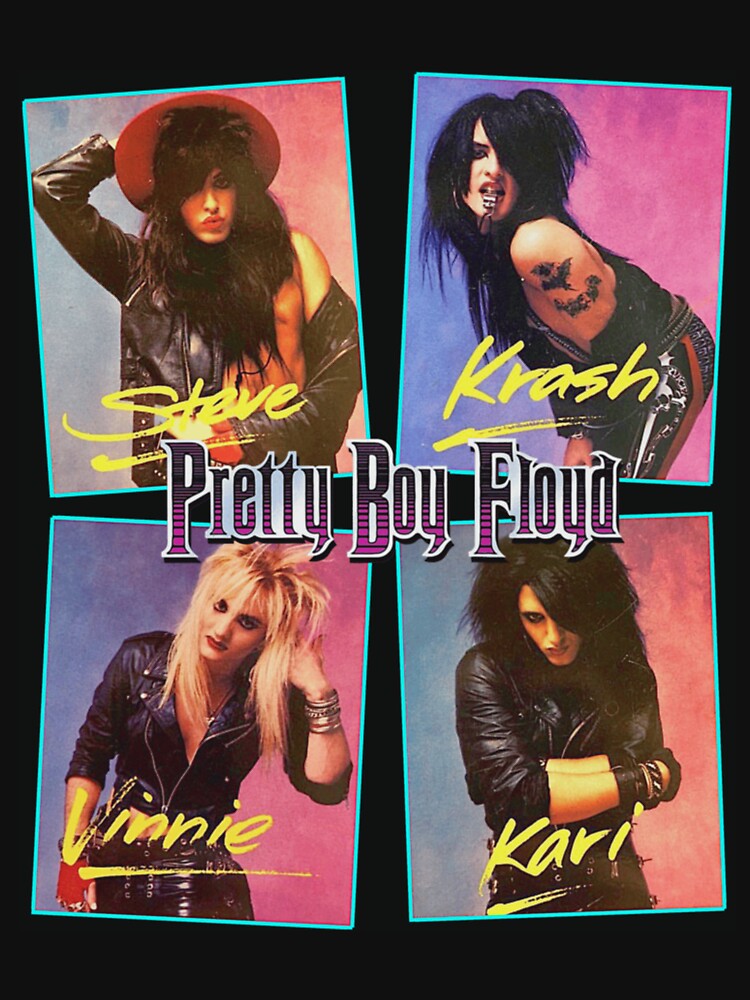 Pretty Boy Floyd Retro Glam Collage Design Shirt