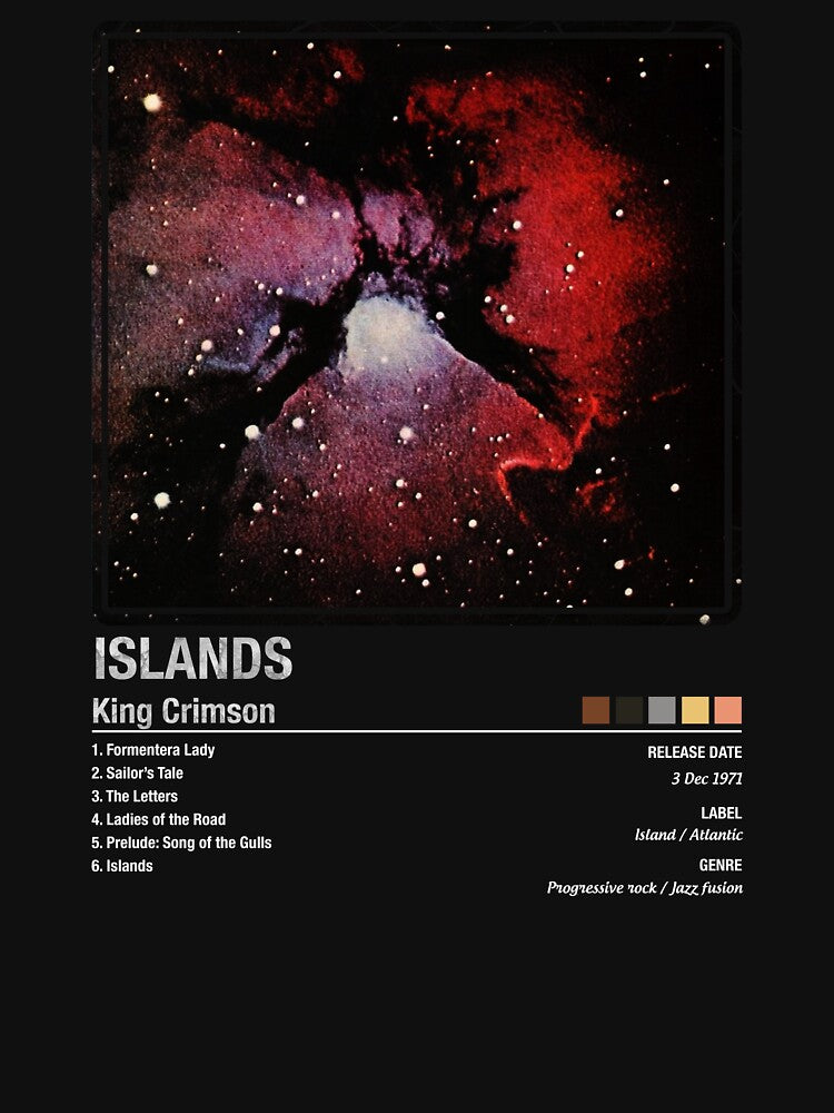 King Crimson Islands Album Cover Shirt