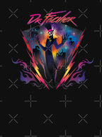 Villains Dr Facilier 90s Rock Band Neon Shirt