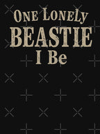 One Lonely Beastie I Be Rap Lyrics Shirt