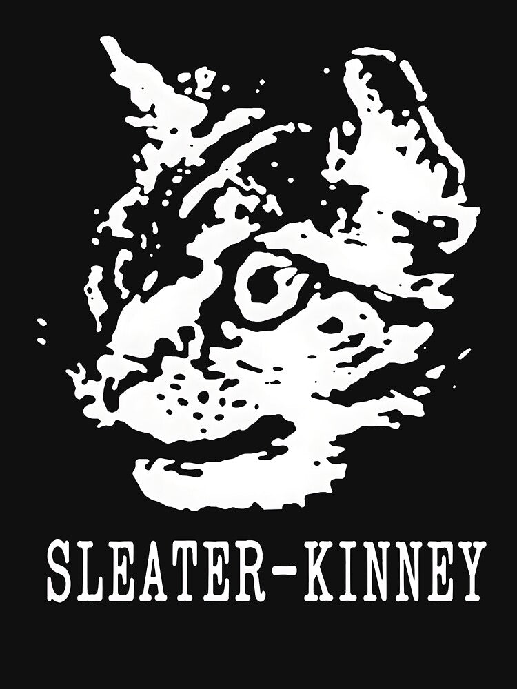 Sleater-Kinney Cat Face Band Rock Music Shirt