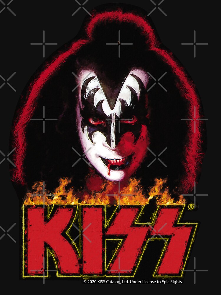 KISS - The Demon Old Painting Stylized Shirt