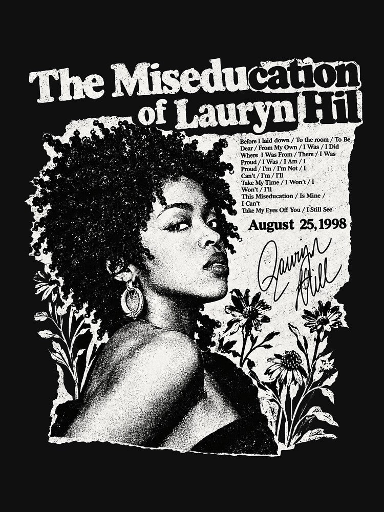 Lauryn Hill Fugees Retro Rock Rap Hiphop Hip Hop Shirt