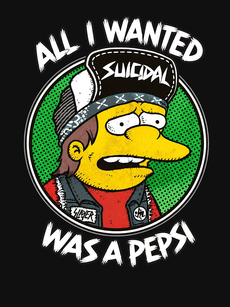 Nostalgic Punk Character Pepsi Shirt