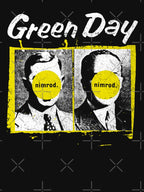 Yellow Circle Mugshot Face Stencil Shirt