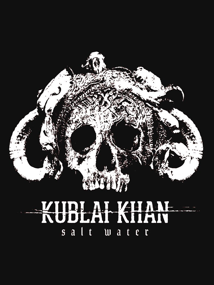 White Skull Logo Metalcore Band Shirt