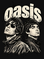 Oasis Band Portrait Liam Noel Gallagher Vintage Shirt