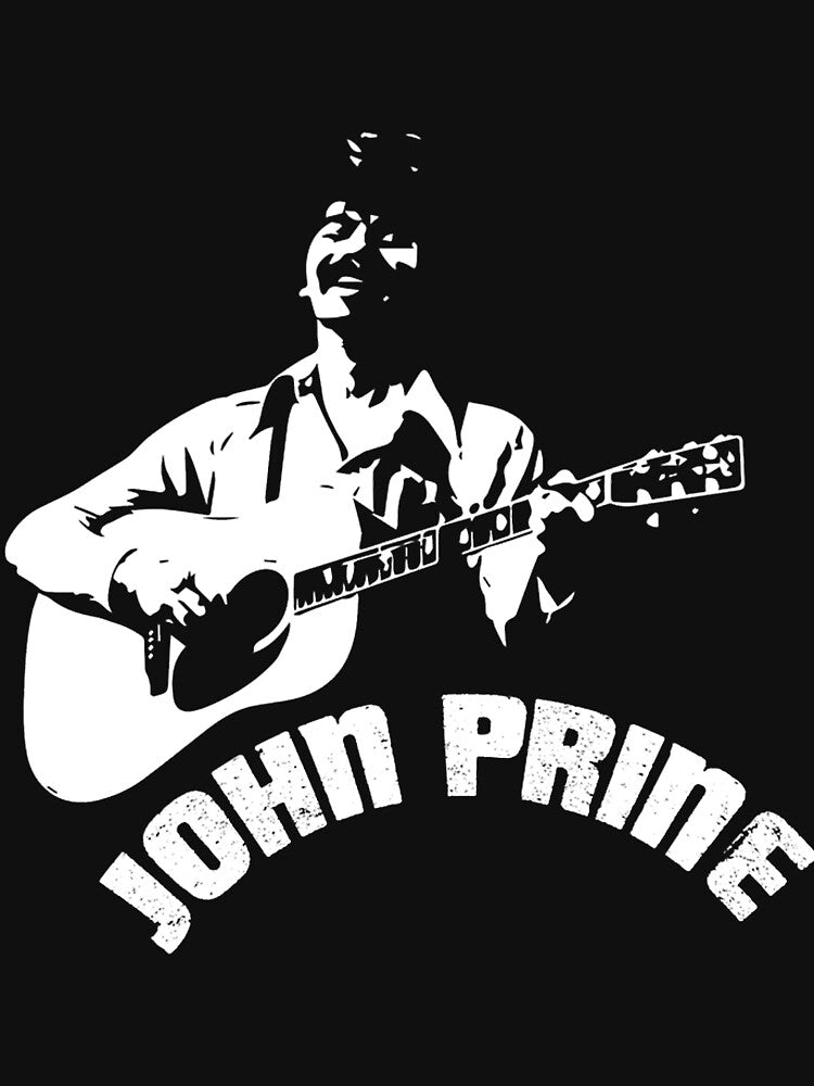 John Prine Singer-songwriter White Designs Shirt