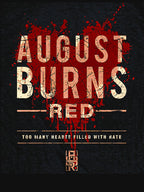 Distressed Red Heart With Splatter Texture Shirt