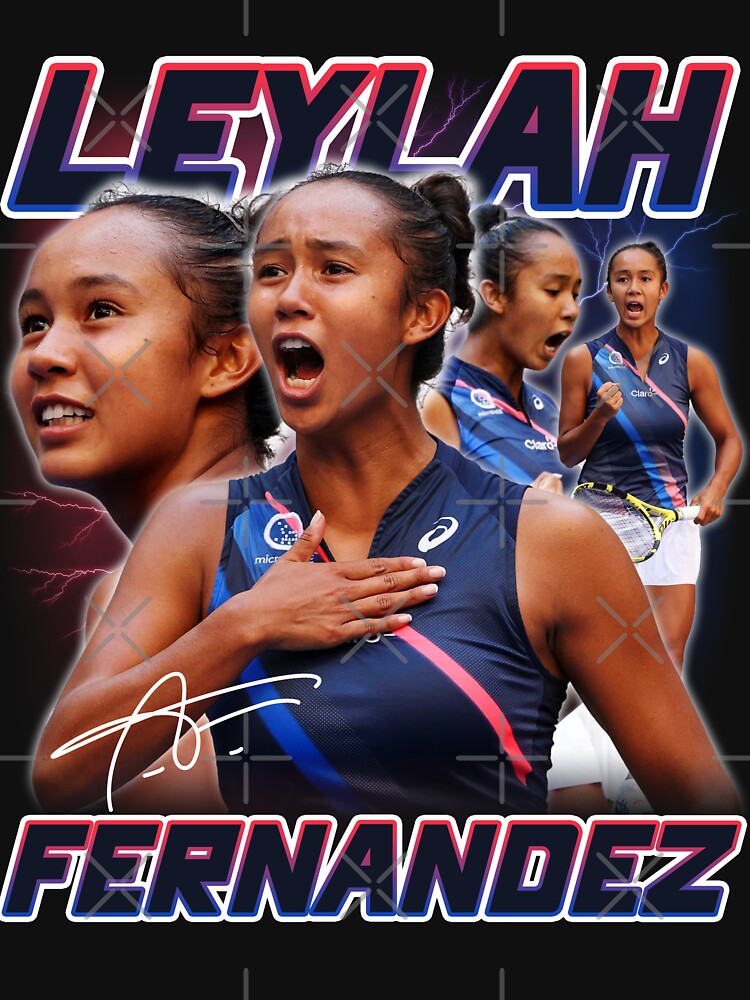Leylah Fernandez Tennis Signature Vintage Retro 80s 90s Bootleg Rap Shirt