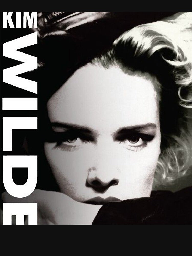 Black And White Kim Wilde Racerback Shirt