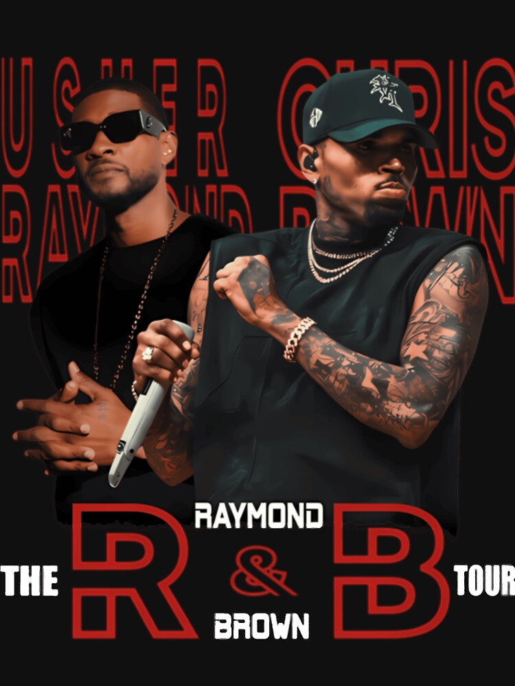Usher Chris Brown 2026 R&B Tour Design Shirt