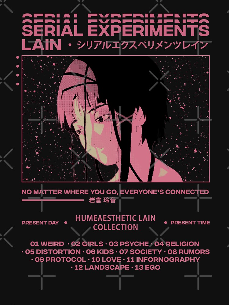 Serial Experiments Lain Aesthetic Shirt