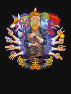 Multiple Hands Country Concert Art Shirt
