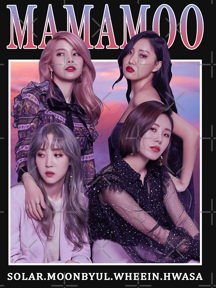 MAMAMOO Members Photoshoot Vintage Retro Band Style 90s Shirt