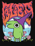 Smiling Friends Glep Vintage Heavy Metal Flowers Cartoon Shirt