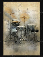Drummer - Vintage Drum Set Shirt