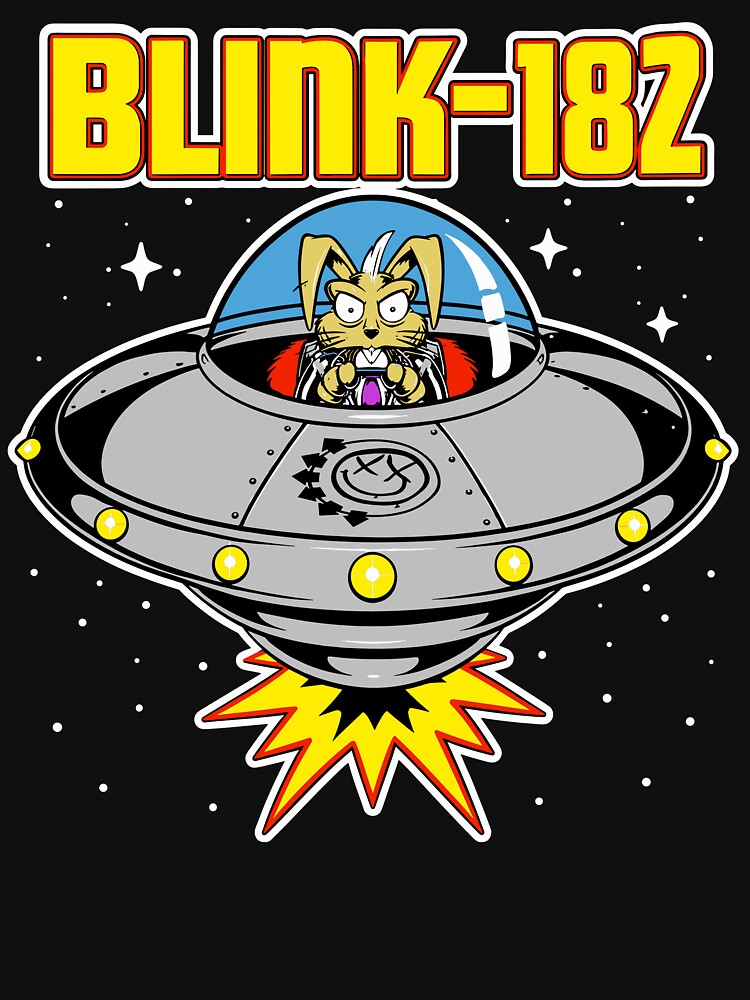 Blink 182 Space Bunny UFO Shirt