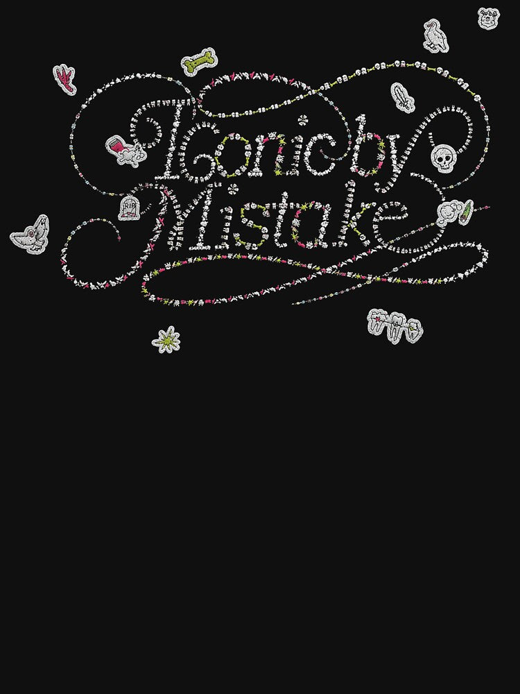 Iconic By Mistake Cute Y2K Doodle Aesthetic Graphic Shirt